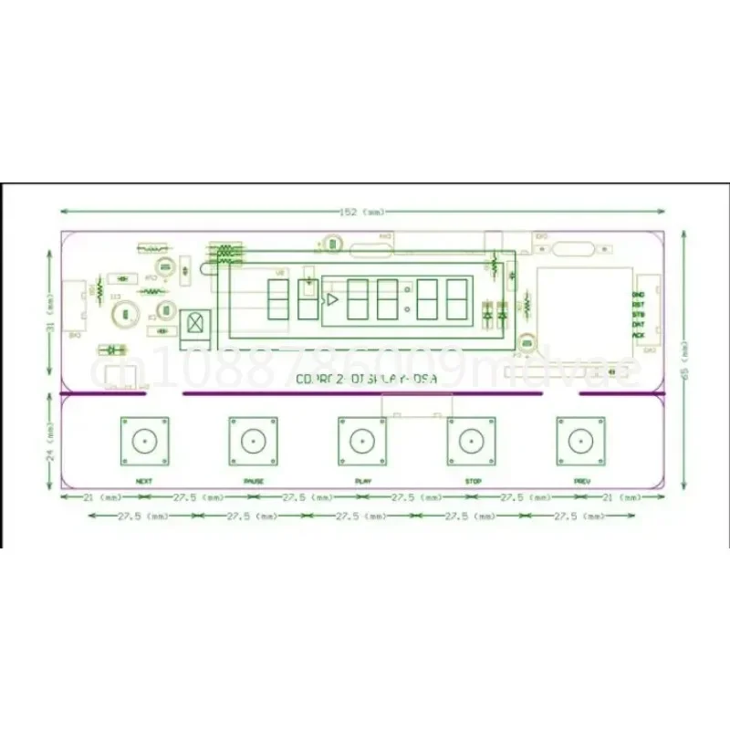 CDpro2 Controller CDM12 Control Panel Royal VFD Display DSA Protocol Disc CD Player I2C