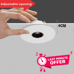 Save opening errors, suitable for opening 45MM-85MM, 4CM ultra-thin light body a beam of light downlight spotlights
