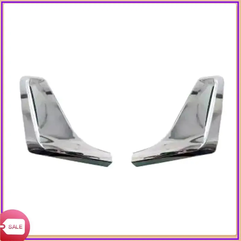 فزيرة 2 قطعة جديد الجانب الحاجز لوحة مجاري الهواء كروم تقليم لسيارات BMW G12 7 سلسلة 2016-2019 51137347377 51747347378