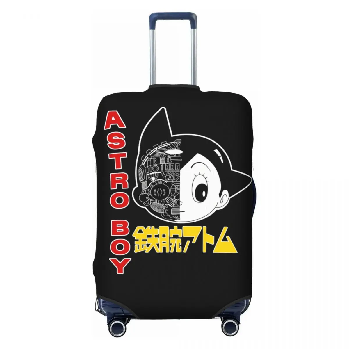 Custom Astroboy Astro Boy Suitcase Cover Dust Proof Manga Luggage Protective Covers for 18-32 inch