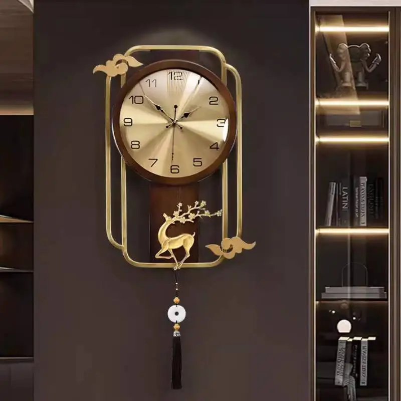Elegant Unique Wall Clock Fashion Style Upgrade Cute Design Wall Clock Luxury Vintage Large Orologio Parete Bedroom Decoration