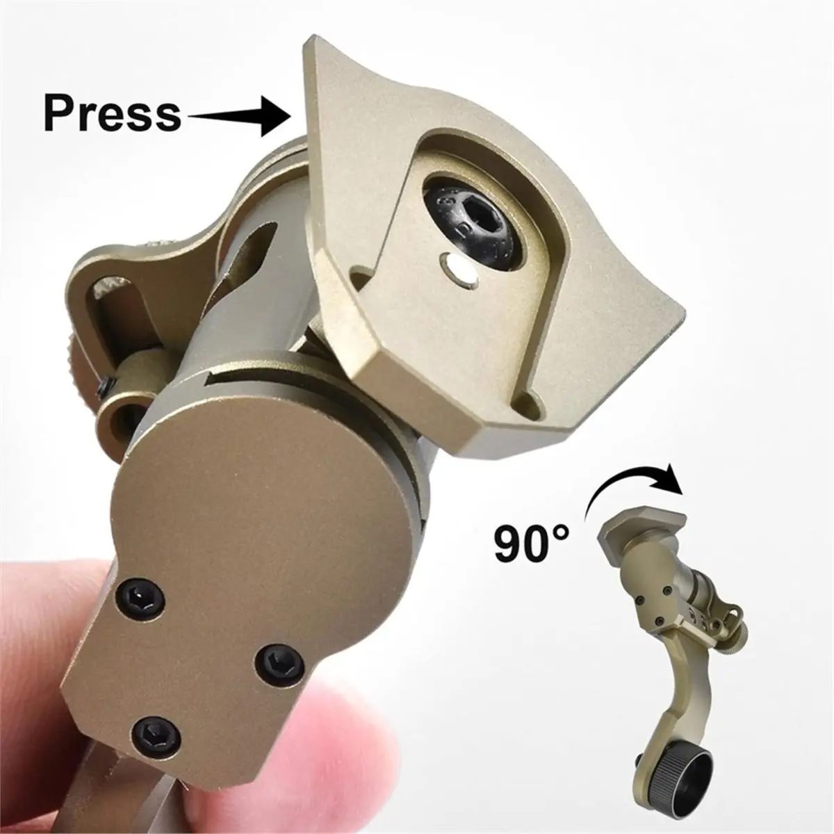 【TODAY-BUY】~@ Dovetail CNC PVS14 Night Vision Device J-Arm Headmount Mount L4g24 Dump Truck Adapter Monotube Bracket Accessories