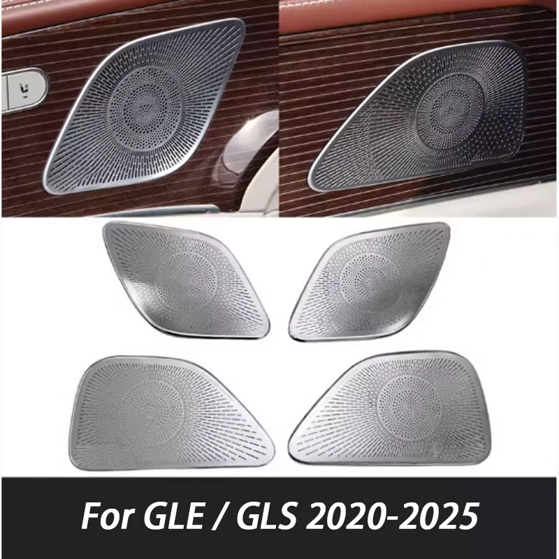 

For Mercedes Benz GLE W167 GLS X167 2020 2021 2022 2023 2024 2025 Car Horn Cover Speaker Audio Protection Lid Interior Accessory