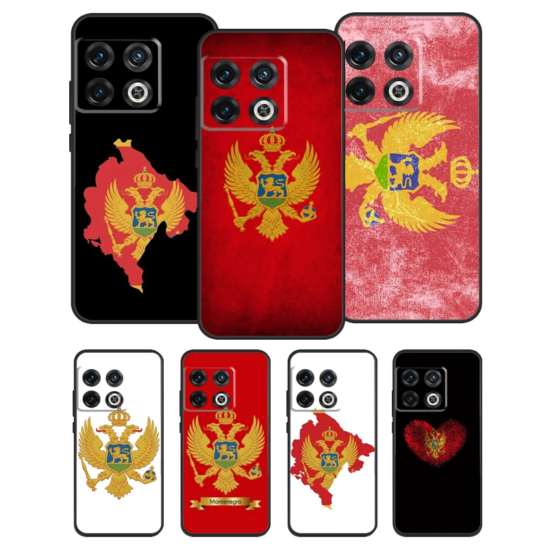 Montenegro Flag Silicone Phone Case For Oneplus 10R 9 R 9RT One Plus 10 9 Pro 9RT Nord 2 T Ace Soft Cover Coque