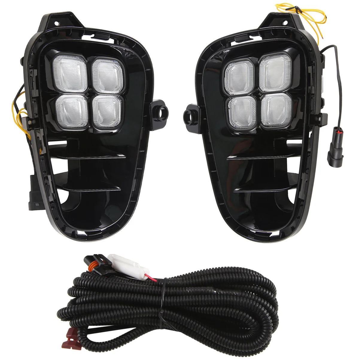 LED Daytime Running Lights Turn Signal Lamp with Bi-Directional Function for 2017-2020 Fog Lamp