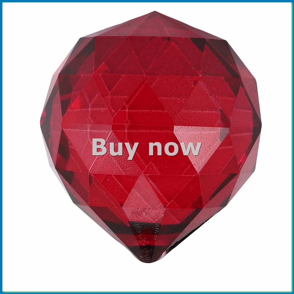 30mm Red Crystal Ball Prisms-ABHG
