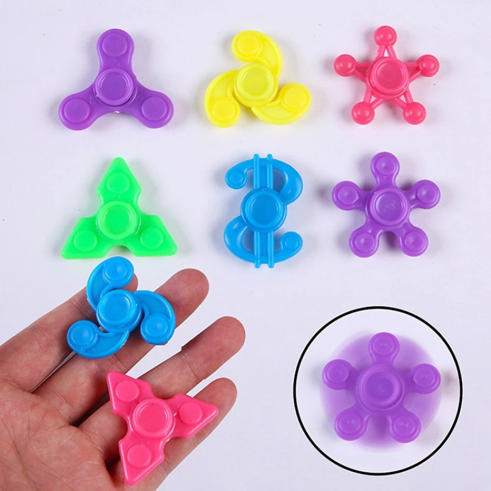 12/24PCS for Kids Boys Girls Random Mini Finger Gyro Toys Fidget Spinners Sensory Stress Toys Hand Spinner Party Favors Gifts