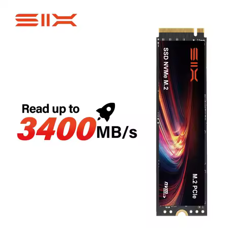 SIX X4000 3400MB/s M.2 PCIe 3.0 SSD 1TB, Internal Solid State Drive, 390K IOPS, 600TBW, High-Speed Storage for Desktop/Laptop
