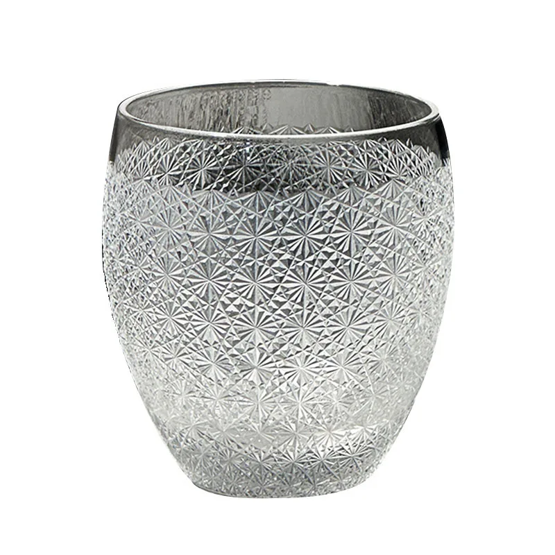 

Crystal Glass Whiskey Wine Glass Japanese Handmade Foreign Wine Cup Star Profound Premium Locke Cup