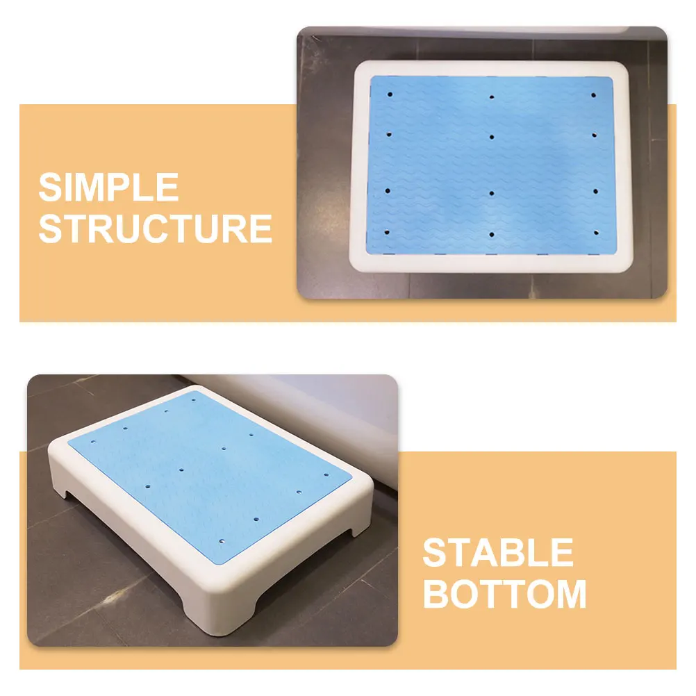 

Bathtub Step 1 Pack Nonslip Short Shower Anti Slip Bath Mat Pp Tpr Material Safe Support For Elderly Minimalist Design