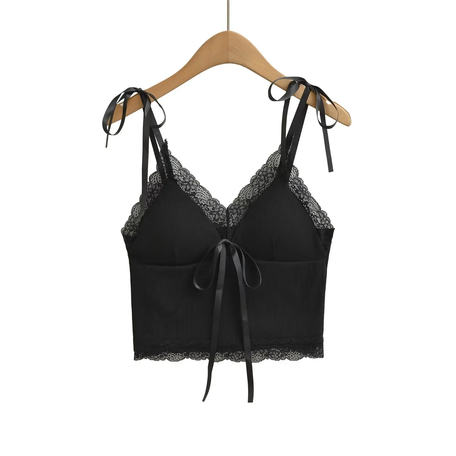 Pure Desire Sexy Lace V-ne Strap Vest Women Summer ort Slim Fit Inner Wear Outer Wear Beautiful Ba Top Sweet Sle