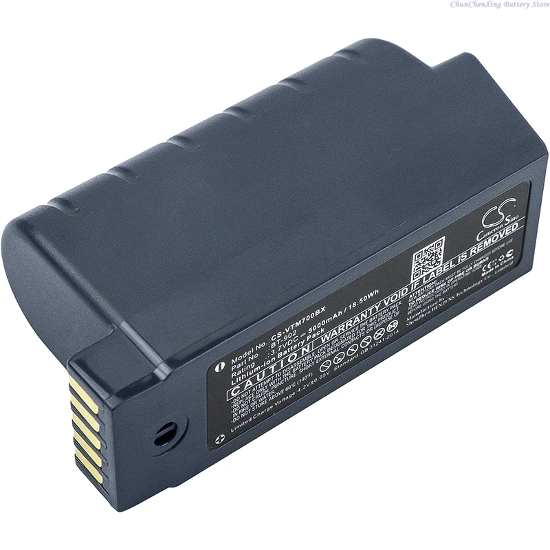 3.7V 5000mAh/6600mAh Battery BT-902 for Honeywell Voice A700x A700, For Vocollect Talkman A700 A710 A720 A730 A710x A720x A730x