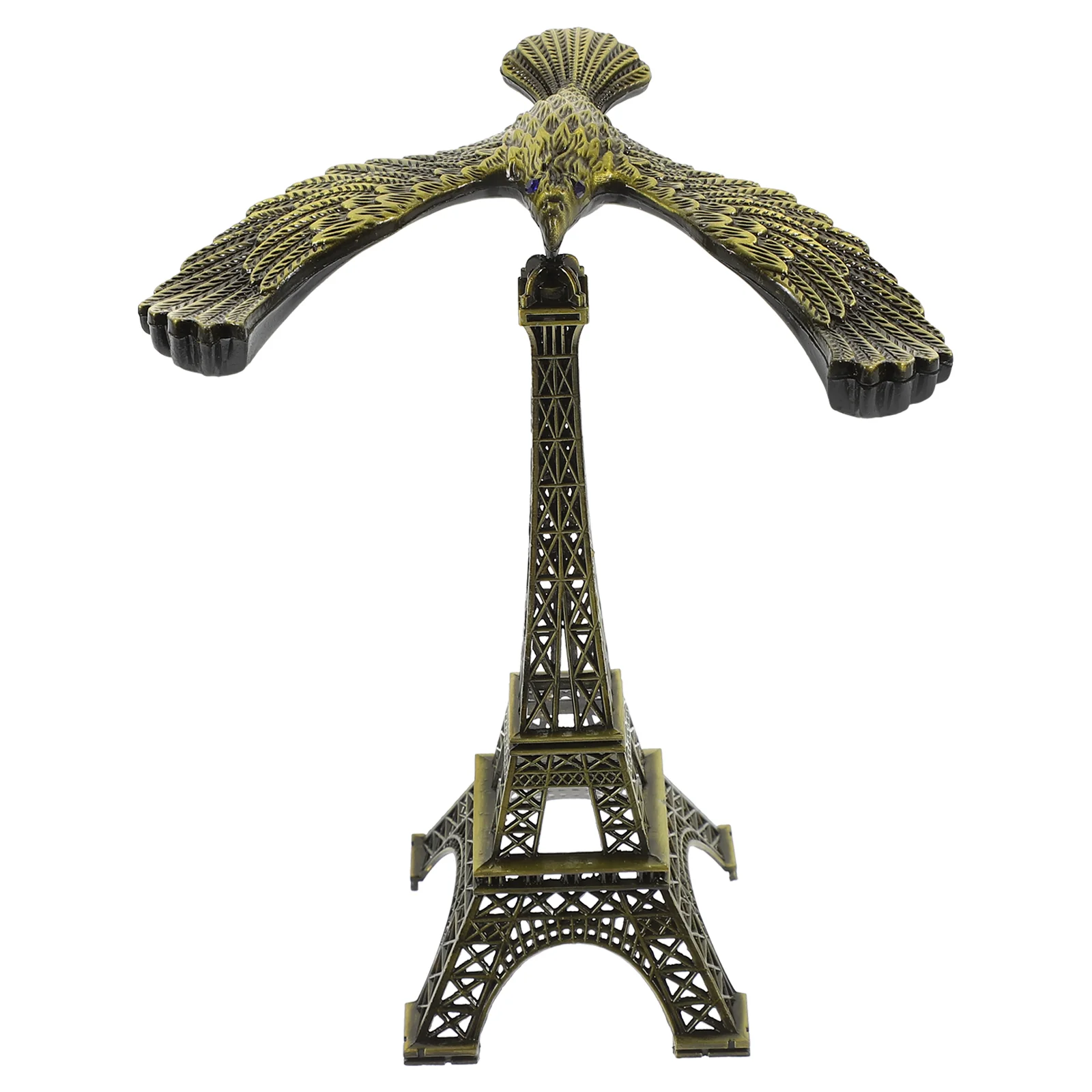 

Balancing Eagle Tower Eiffel Balance Bird Ornament Table Adornment Decoration Statue Alloy