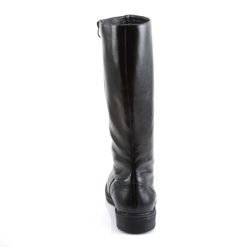 Mittelalterliche Ritter-Renaissance-Stiefel in Mehrfarbig für Männer, Retro PU-Leder Hohe Stiefel, Piraten-Cosplay Halloween-Karneval-Party-Schuhe – Detail 16