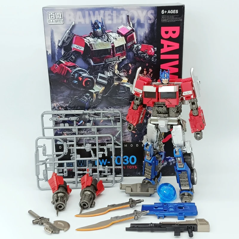 Baiwei TW-1030 TW-1030B Transformers 7 Power Warriors OP Transformers Toys Kit Robot Model Transformers Action Figures Gift