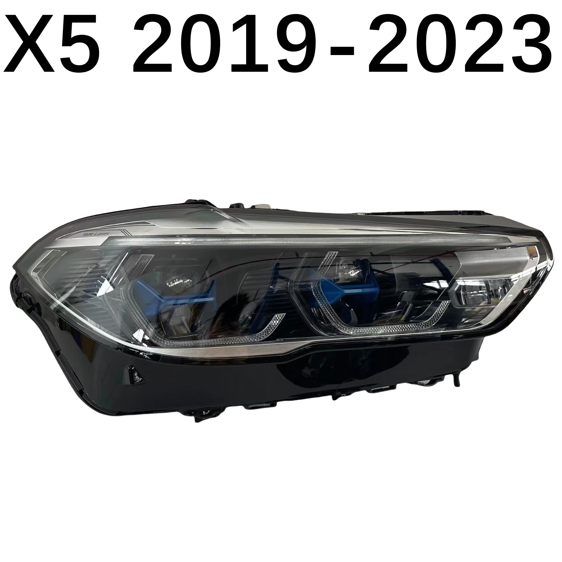 

1 шт. для фар BMW G05 X5 X6 G06 2019-2023, светодиодная лазерная фара, высококачественная версия для ЕС, фара
