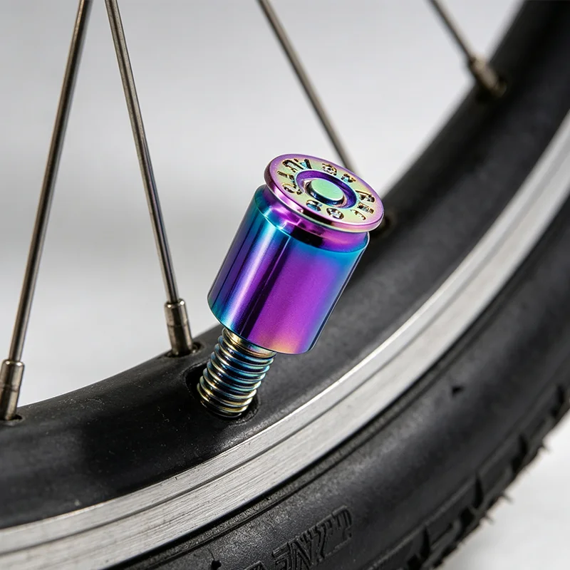 Anodized Aluminum Tire Valve Caps Anti Rust Leak Proof Dust Proof Stem Covers for Car SUV Truck Motorcycle Bicycle