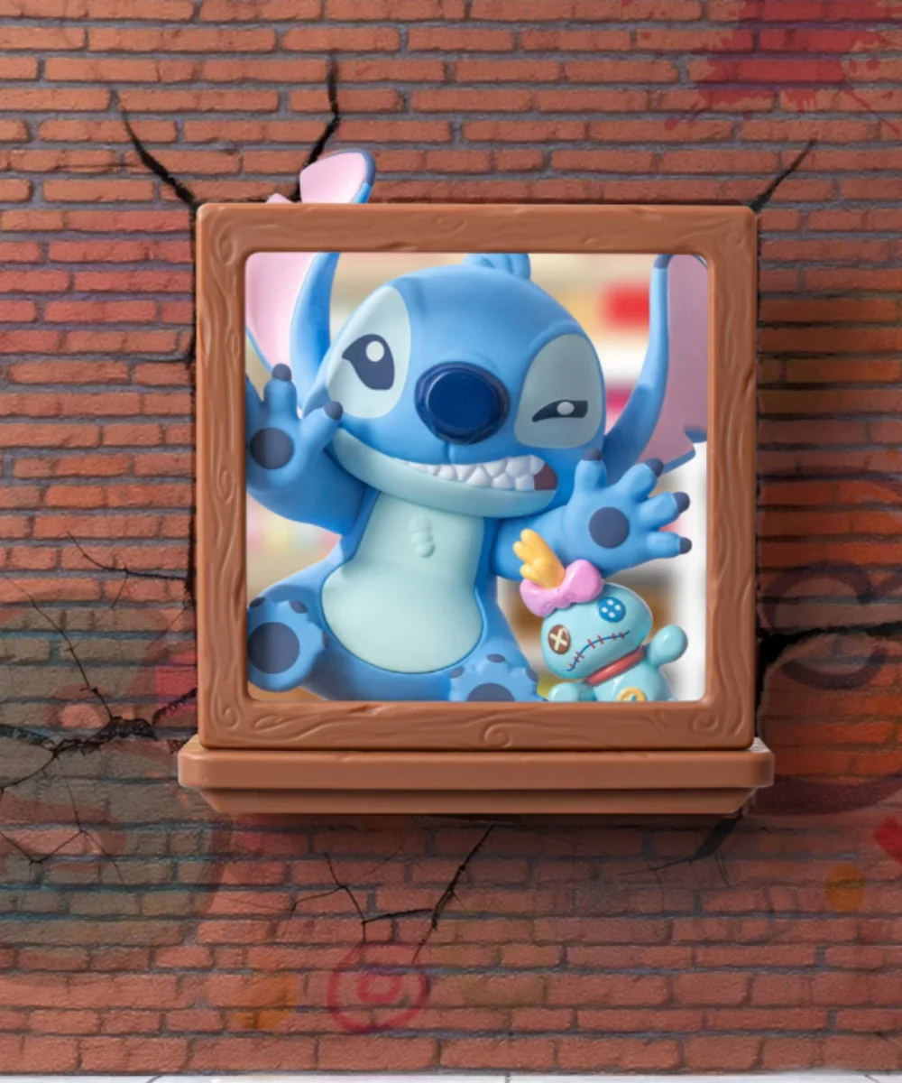 Figuras de caja ciega de la serie Stitch City Adventure, muñeco de personaje de dibujos animados, modelo de decoración, colección de juguetes, regalo, 2025