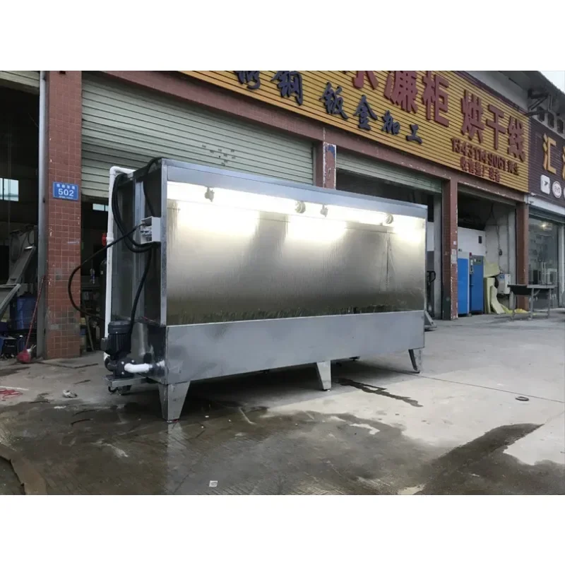 

Water curtain cabinet small water circulation spray paint box dust removal paint mist adsorption equipment