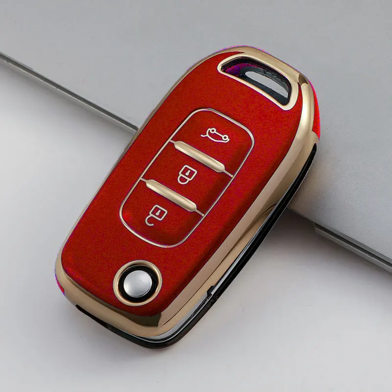 Capa tpu para chave de carro, capa para renault kadjar captur megane sandero stepway logan clio 5 arkana fob, acessórios para chaveiro