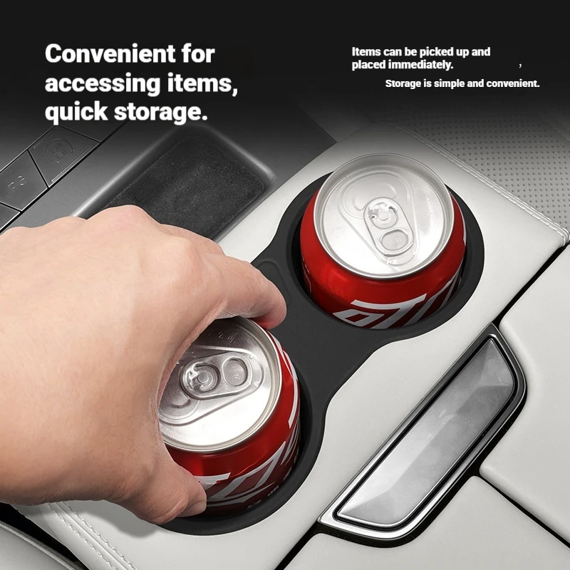It is suitable for 25 BYD Xia silicone central control water cup holders, car three-drain cup sleeves, limit drink holder interi