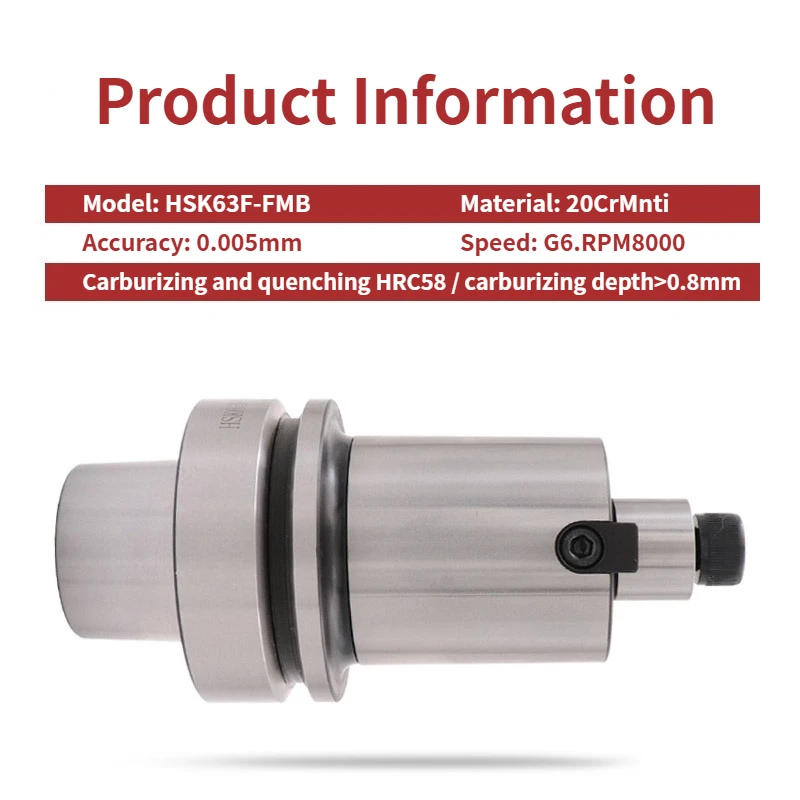 KT HSK HSK63 HSK63F Tool holder bracket HSK63 HSK63F FMB FMB22 FMB27 60L 100L  Knife Holder BAP400R EMR5R EMR6R EMR4R MFWN900