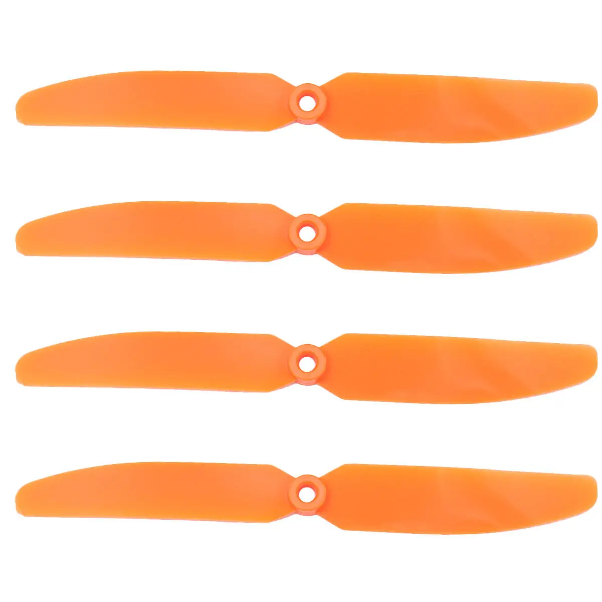 4Pcs Propeller Props Ep5030 5x3 Hard Plastic Orange Designed for Rc Airplane Direct Drive Brushless Motor Replacement Use