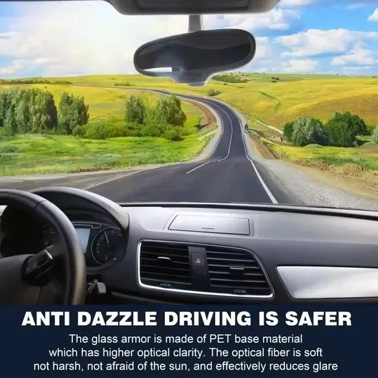 Best Wear Hydrofobe Hoge Heldere Anti-Kras Auto Voorruit Bescherming Film Glas Armor PET Venster Beschermhoes