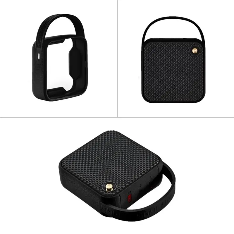 AA60-مضاد للخدش لحافظة مكبر الصوت Wille غطاء حماية من السيليكون الممتص للصدمات متوافق مع البلوتوث #3