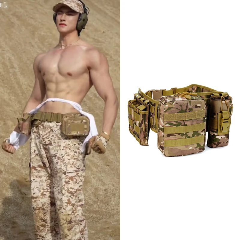 Street Style Military Chest Rig Bag for Men white Hip Hop Functional Waist Packs Adjustable Vest Waistcoat Fashion Chest Bags