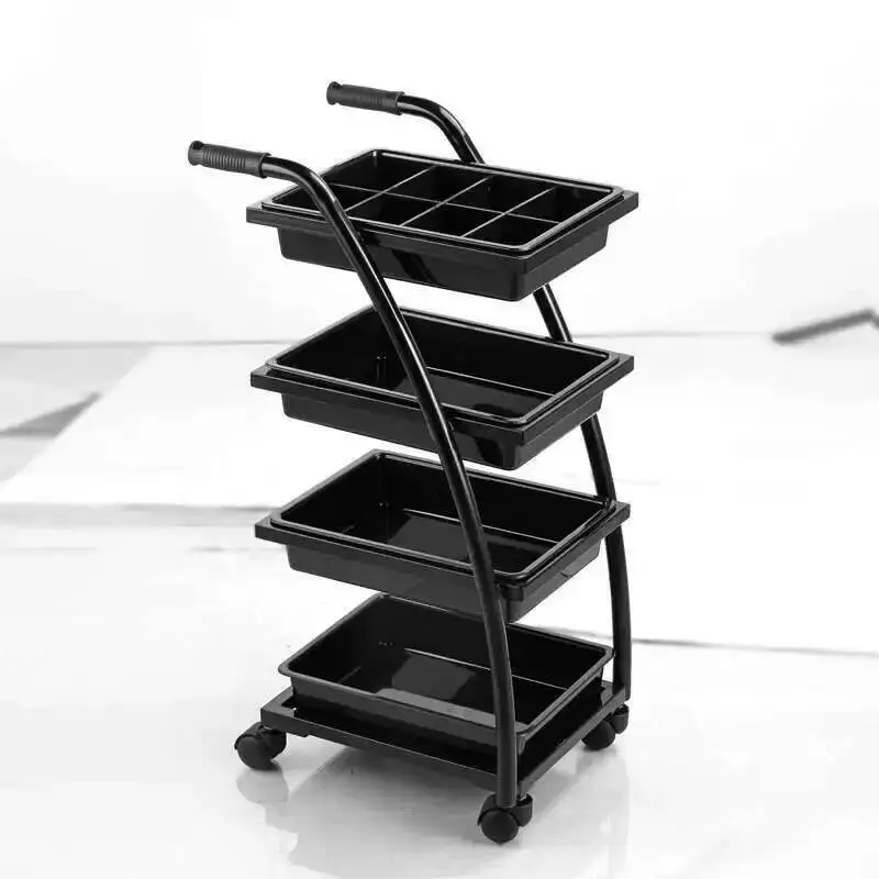 Rolling Beauty Salon Trolly Styling Chairs Makeup Storage Cart Salon Trolly Serving Wheels Werkzeugwagen Pretty Furniture YN50ST