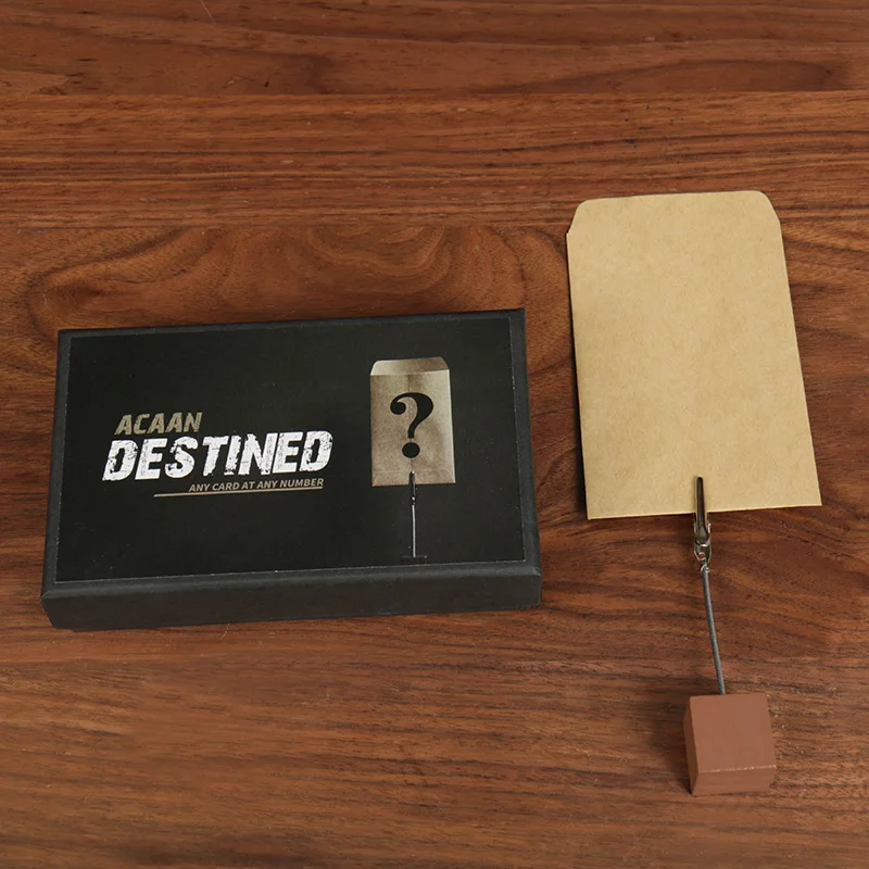 ACAAN Destined Any Card Any Number Prophecy Envelope Gimmcik Card Magic Tricks Illusions Mentalism Close up Magic Props Stage