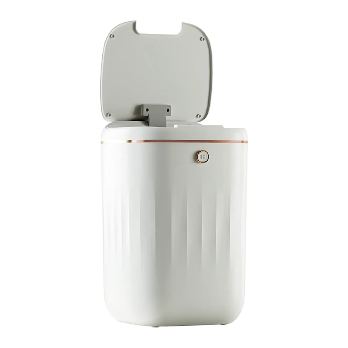 Smart Trash Can Automatic Sensor Garbage Bin Capacity Induction Trash Can for Kitchen Bathroom White