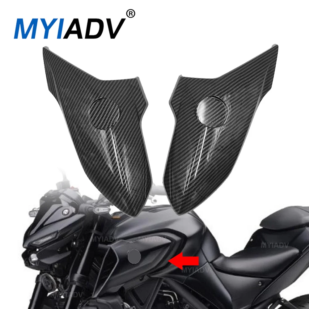 

For YAMAHA MT03 MT-03 MT 03 2020 2021 2022 2023 2024 Motorcyckle Air Intake Cover Left Right Side Panel Tank Fairing Accessories