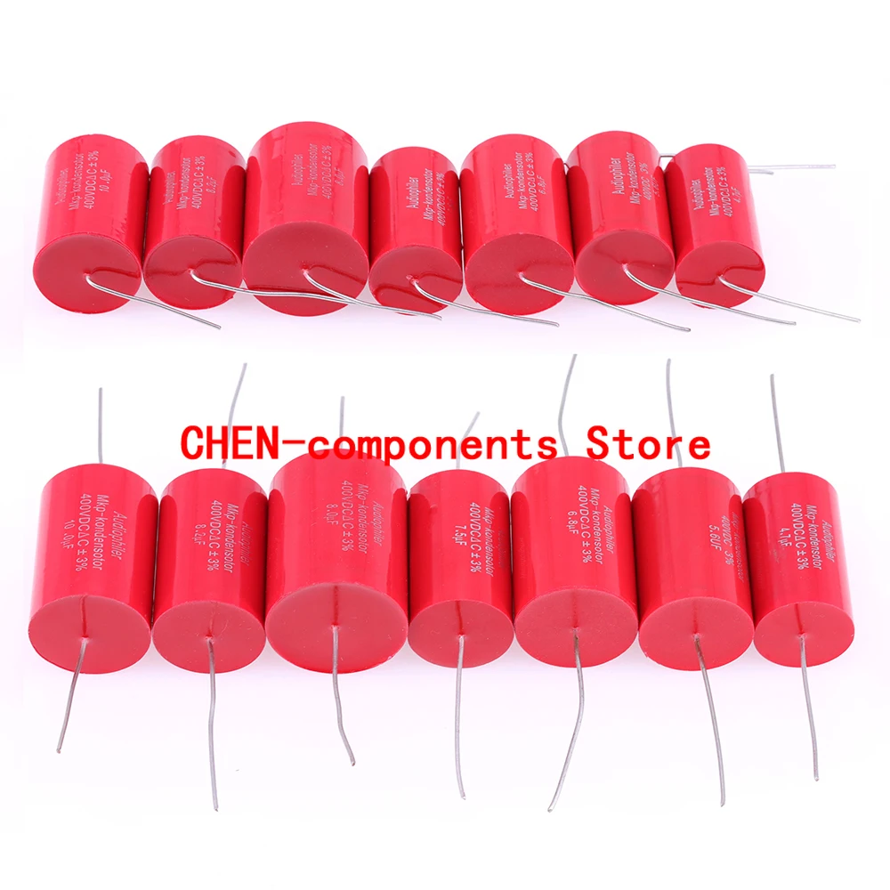 2PCS/lot Audiophiler MKP 400V 1.0UF--27UF 250V Polypropylene Metal Film Coupling Frequency Divider Axial Capacitor Free Shipping
