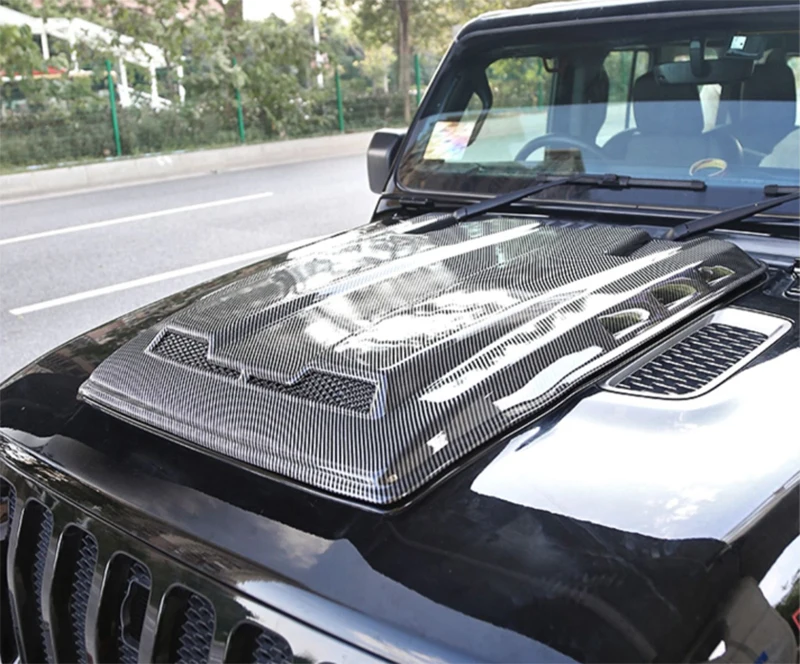 Engine Cover Louver Stickers Fit for Jeep JL Wrangler 4XE 2018 2019 2020 2021 2022 Modified Engine Engine Cover Fittings