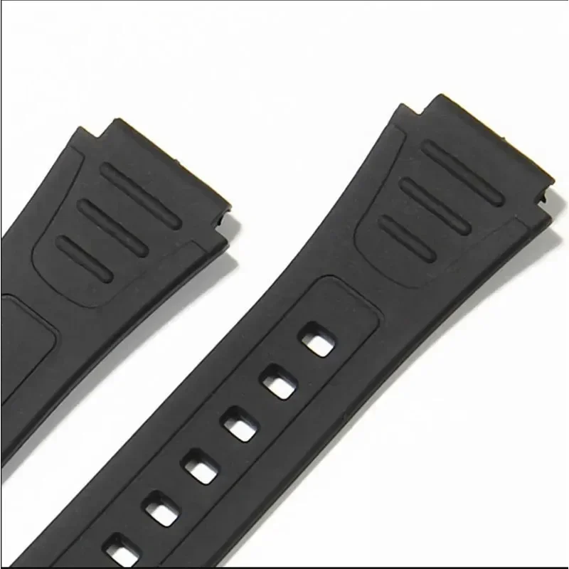 Watch band For Casio G-Shock W-800H W-217H AQ-S800W Resin Rubber Convex Joint 18mm Bracelet watch accessories band