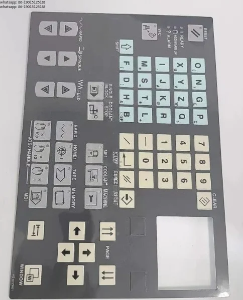 1PCS  NEW  CNC  lathe operation panel button film, machining center panel film