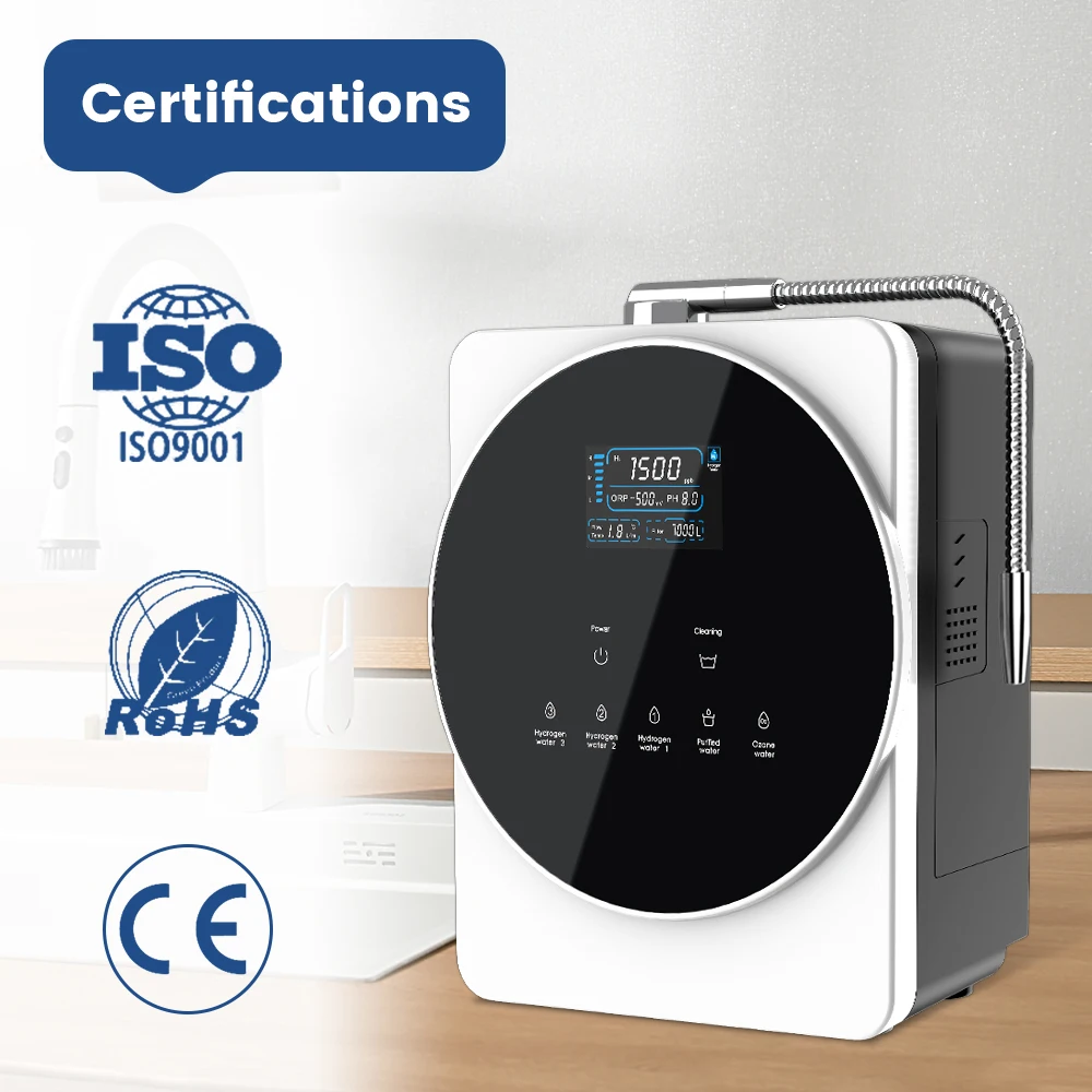 Hydrogen Water Generator Machine  Technology Water Hydrogen Generator 1500 PPB Hydrogen Water Dispenser