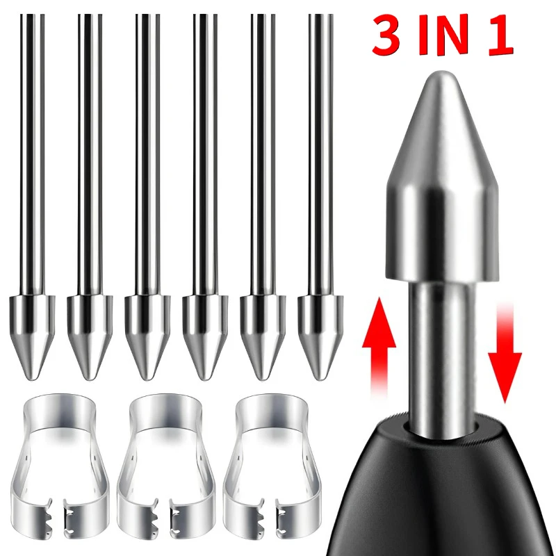 Replacement Pencil Tips For Samsung Galaxy Tab S6 S7 S21 S22 S23 S24 Note 10 20 S Pen SPen Nibs With Removal Tweezer Refill Set
