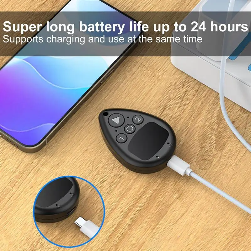 Phone Remote Control Wireless Cell Phone Clicker With No Noise Electronics Screen Protection Clicker For Vlogging Watching