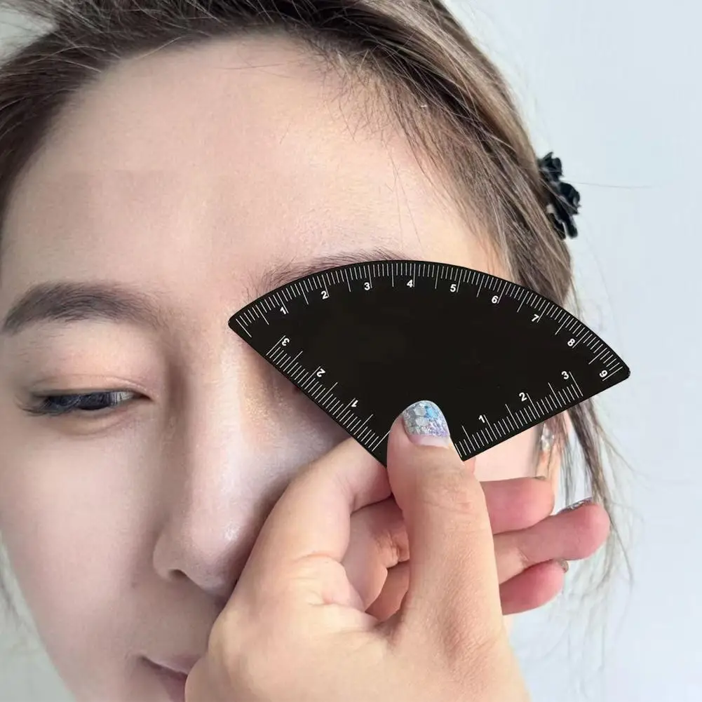Microblading Eyebrow Ruler Eyebrow Drawing Tool 2pcs Eyebrow Design Ruler Set Microblading Mapping Template for Precise