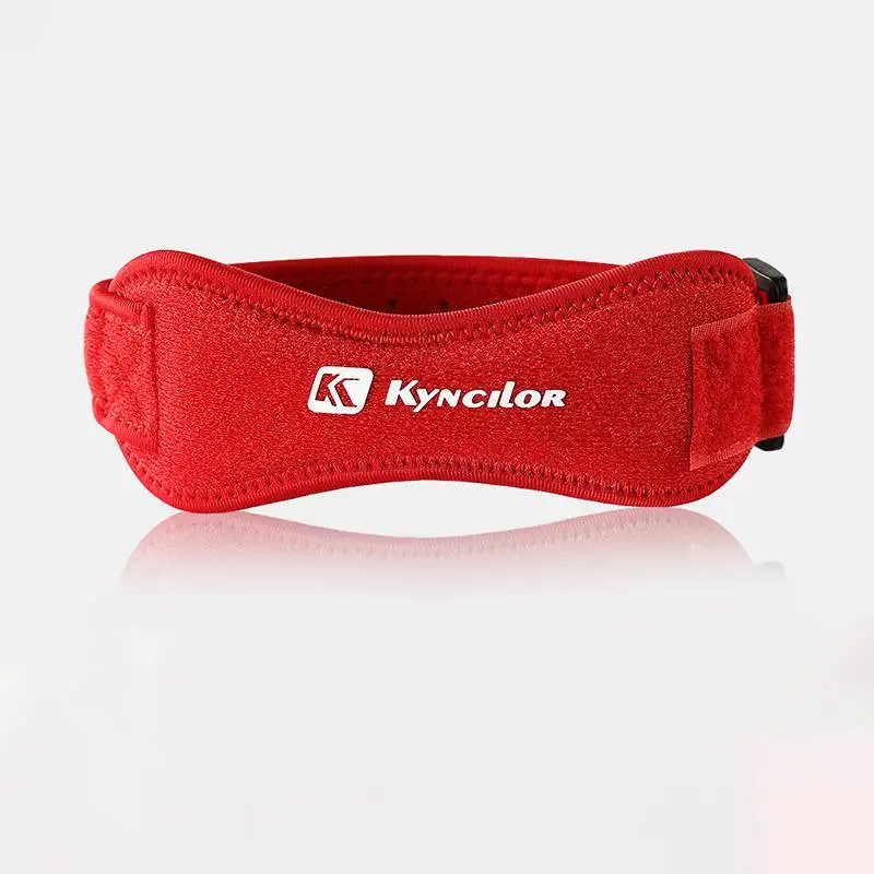 Adjustable Silicone Patella Knee Support Strap 2PC Kneecap Protector Tendon Band For Running Cycling Gym Fitness Sports