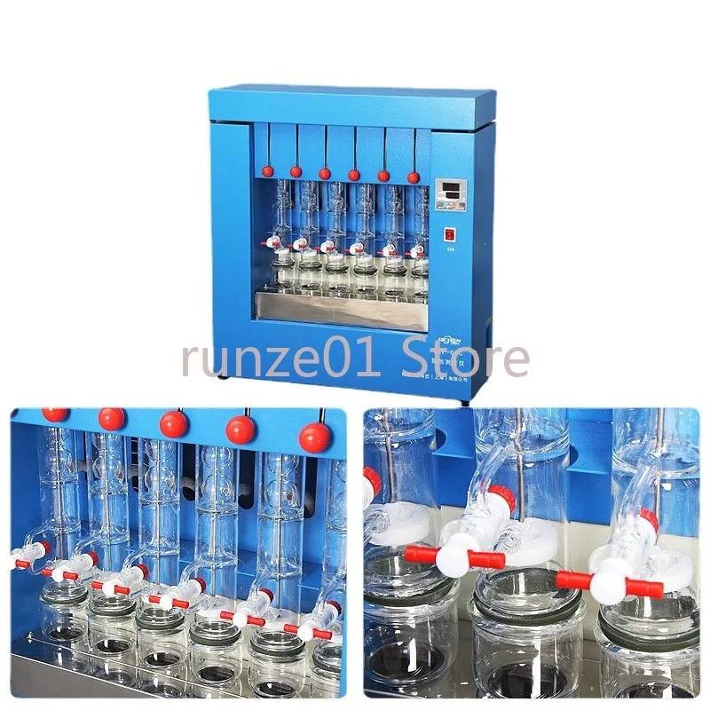 

Digital crude fat tester SZF-06/06C Soxhlet extraction principle laboratory