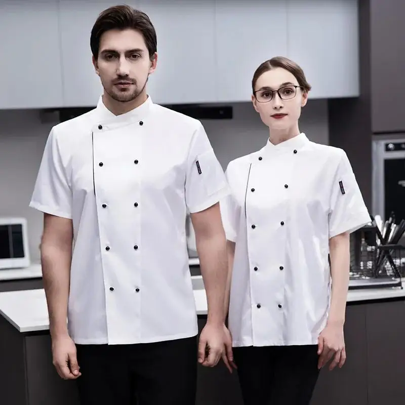 mens-chef-camisa-uniforme-manga-curta-trabalho-jaqueta-casaco-hotel-restaurante-cozinha-stand-collar-cook-food-service-roupas-imprimir-logotipo