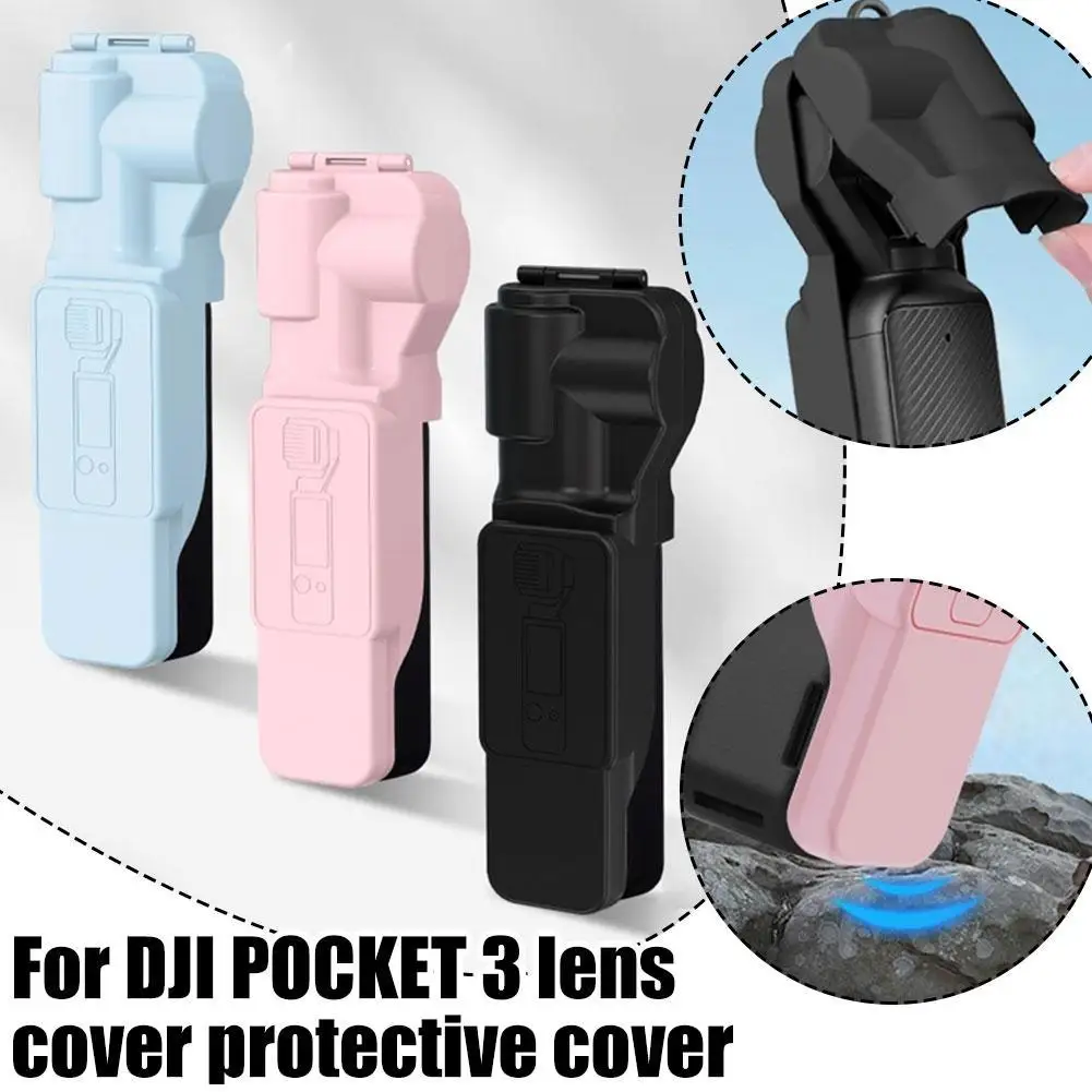 For DJI POCKET 3 Lens Protective Cover PTZ Camera Protective Case Scratch-resistant Quick Release Lens Cap Anti-bump Cover