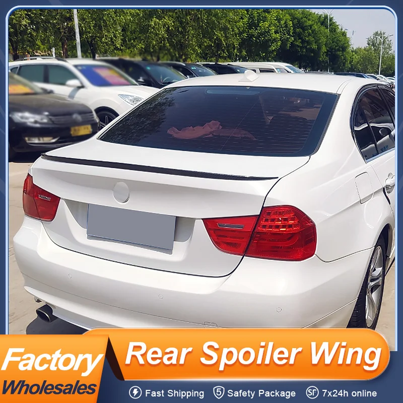 

For BMW 3 Series E90 328i 335i 2005-2011 Rear Trunk Lid Car Spoiler Wing Ducktail M3 Style ABS Plastic Material Accessories