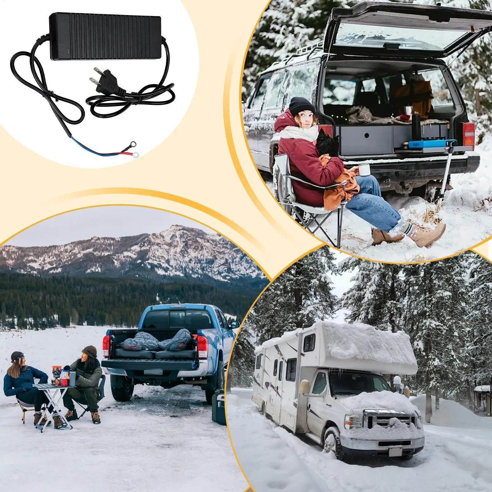 

Преобразователь 110 В в 12 В, адаптер питания электроэнергии 180 Вт, подходит для 5 кВт/8 кВт, источник электроэнергии RV 12 В для внутренней мастерской, автомобиля, гаража