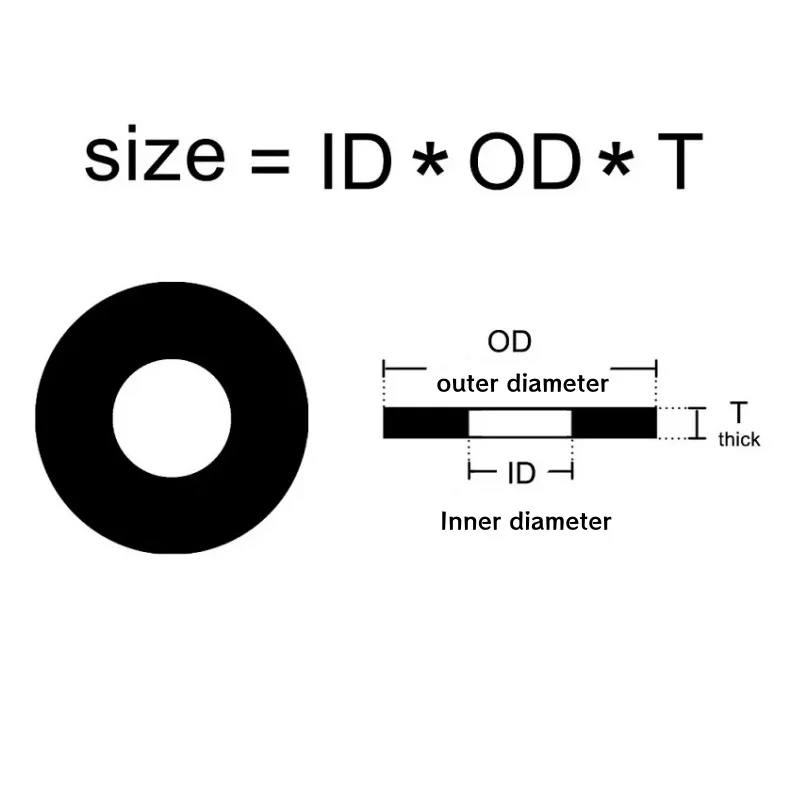 Black Flat Washer M2 M3 M4 M5 M6 M8 M10 M12~M42 Grade 8.8/10.9/12.9 Steel Large Size Oversize Big Wider Plain Gasket Pad Ring