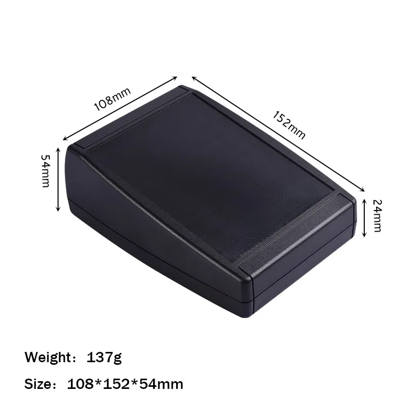 LK-WM32 Custom Injection Electronic Project Box, Caixa De Plástico ABS, Caixa De Plástico, DIY Desktop Instrument Enclosure, 108x152x54mm